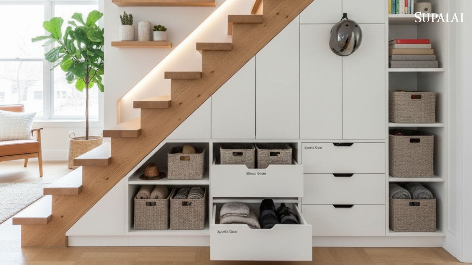 เคล็ดลับจัดระเบียบ-พื้นที่ใช้สอย-ในบ้านศุภาลัย บันได.jpg